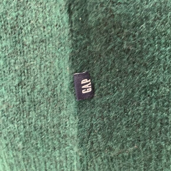 Gap Green Sweater NWT Soft Knit Minimalist Y2K Cozy Core Style Small Clean Fit - Picture 10 of 11